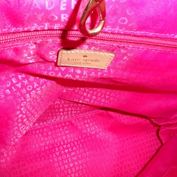 Kate Spade NY Black Nylon Backpack W/Beige Leather Trim main image 14
